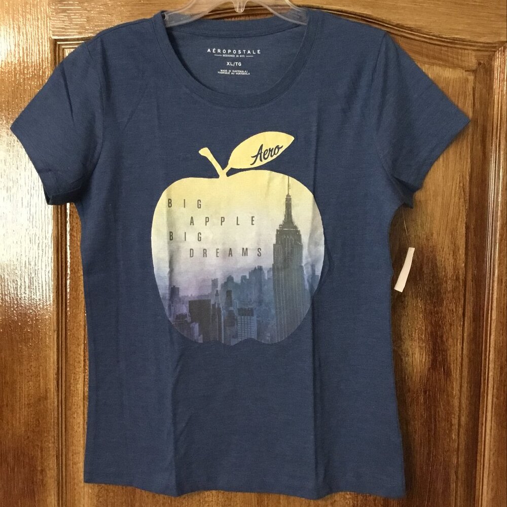 Aeropostale Aero Blue T-shirt Size XL Juniors